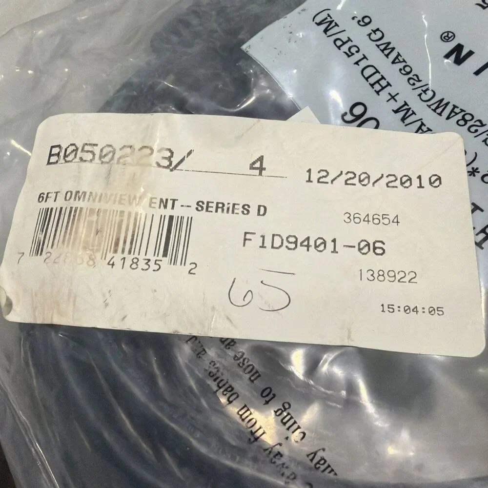 NEW BELKIN 6 ft ENTERPRISE Series Dual-Port KVM Cable USB F1D9401-06!
